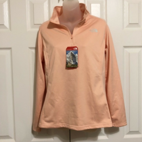 The North Face SweatShirt Large Peach Pullover NEW - Picture 5 of 8